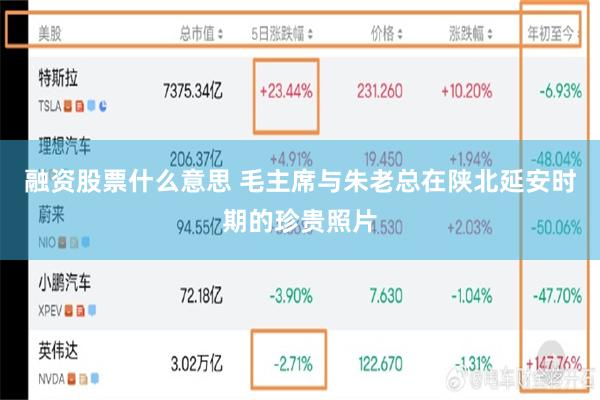 融资股票什么意思 毛主席与朱老总在陕北延安时期的珍贵照片
