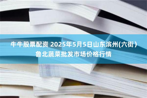 牛牛股票配资 2025年5月5日山东滨州(六街）鲁北蔬菜批发市场价格行情