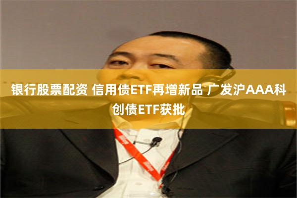 银行股票配资 信用债ETF再增新品 广发沪AAA科创债ETF获批