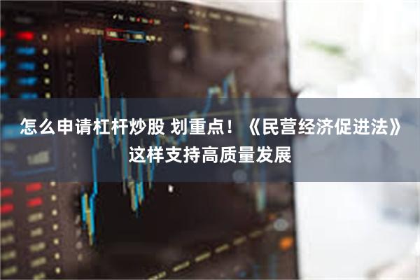 怎么申请杠杆炒股 划重点！《民营经济促进法》这样支持高质量发展