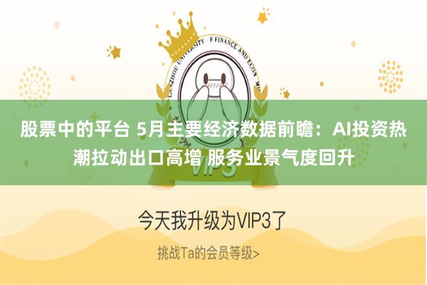 股票中的平台 5月主要经济数据前瞻：AI投资热潮拉动出口高增 服务业景气度回升