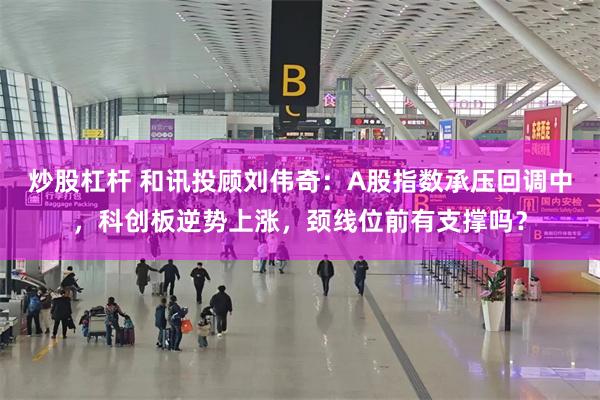 炒股杠杆 和讯投顾刘伟奇：A股指数承压回调中，科创板逆势上涨，颈线位前有支撑吗？