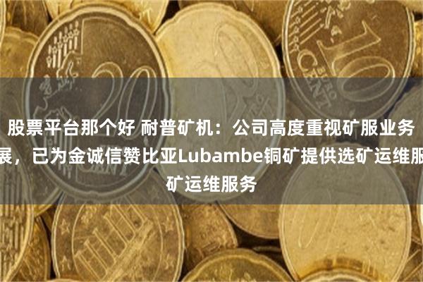 股票平台那个好 耐普矿机：公司高度重视矿服业务发展，已为金诚信赞比亚Lubambe铜矿提供选矿运维服务