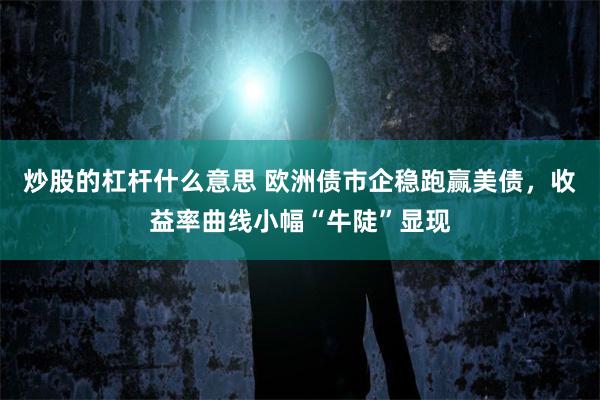 炒股的杠杆什么意思 欧洲债市企稳跑赢美债，收益率曲线小幅“牛陡”显现