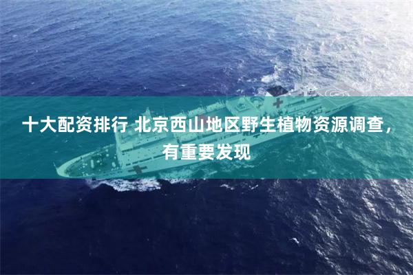 十大配资排行 北京西山地区野生植物资源调查，有重要发现