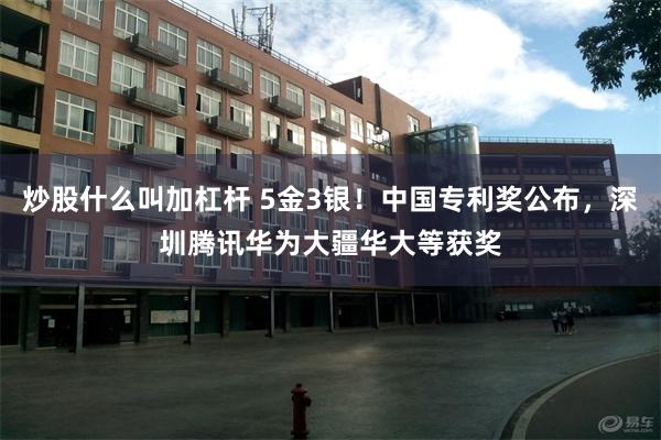 炒股什么叫加杠杆 5金3银！中国专利奖公布，深圳腾讯华为大疆华大等获奖
